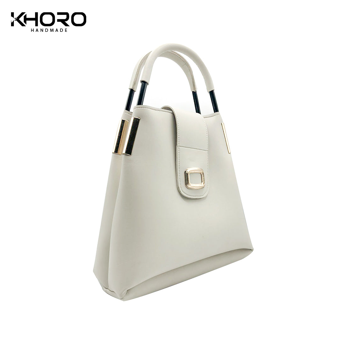 Modern Off-white Handbag