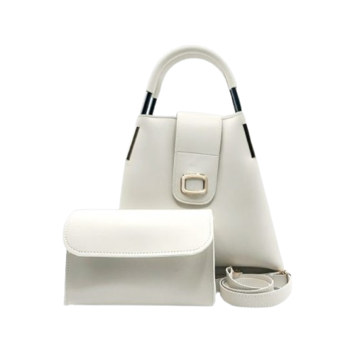 Modern Off-white Handbag
