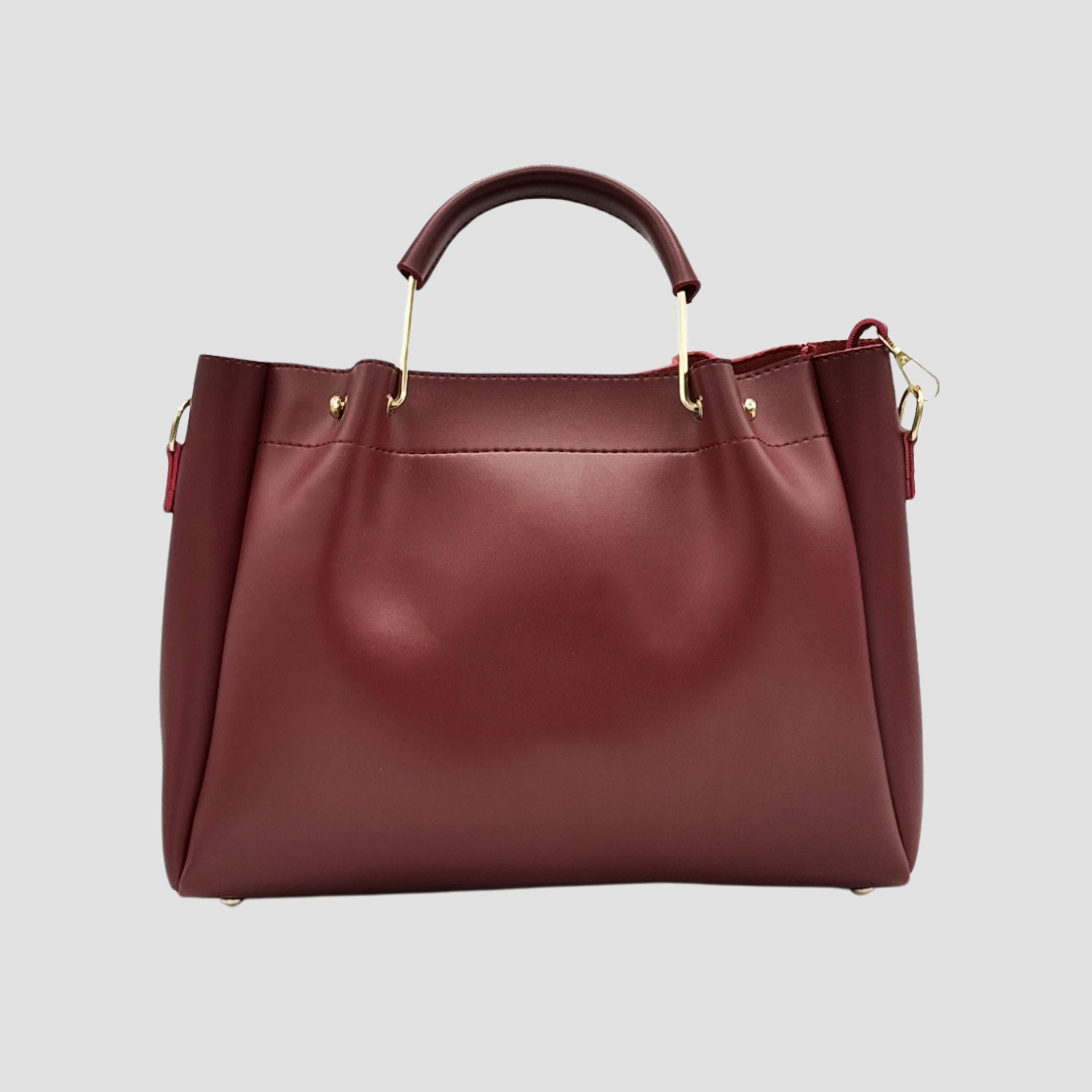 Cuyana Maroon Hand Bag