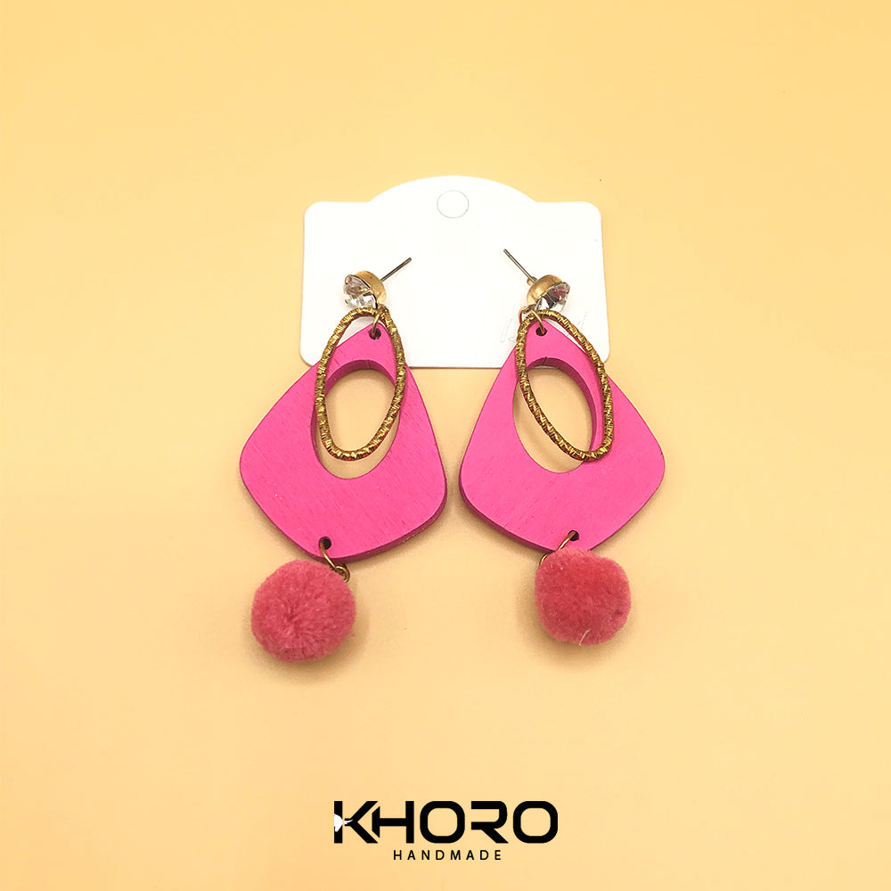 Pinkwood Earrings