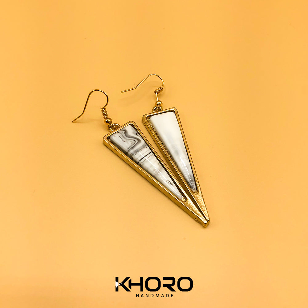 Geometric Drop Earrings