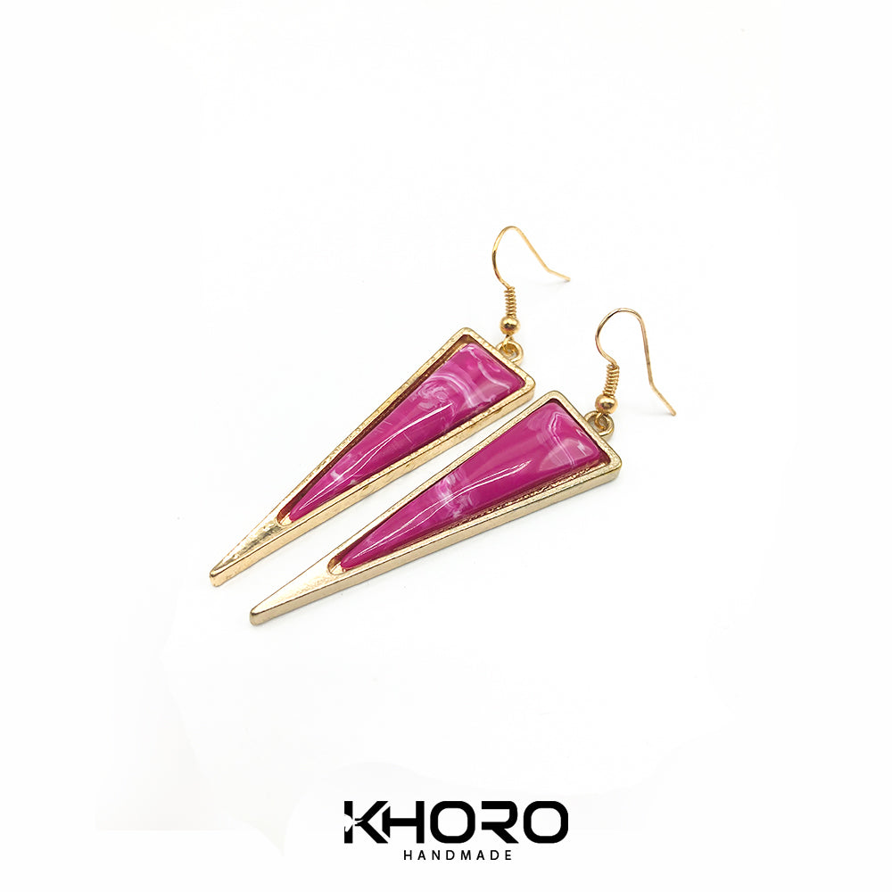 Geometric Drop Earrings