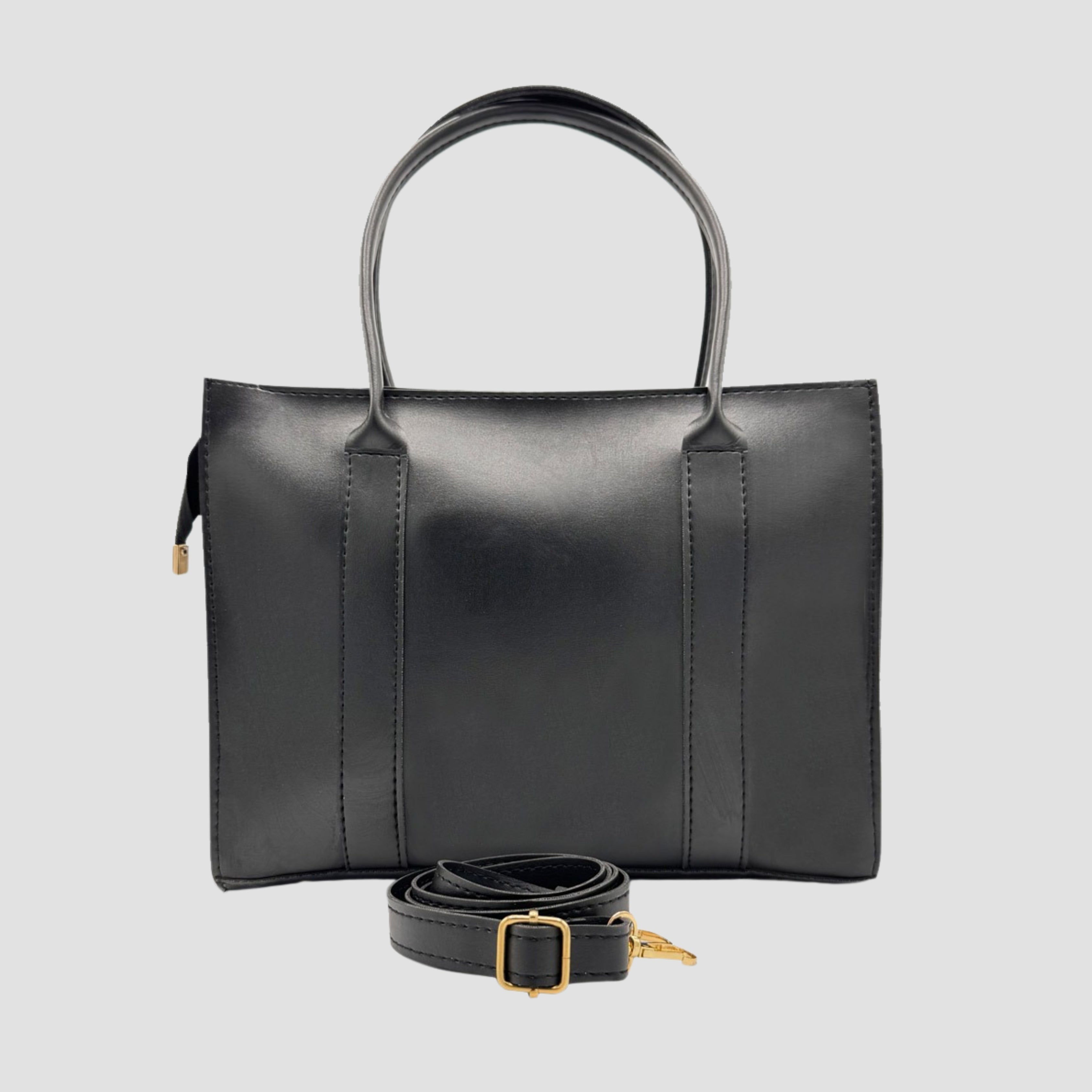 Drip Black Soft Shoulder Bag