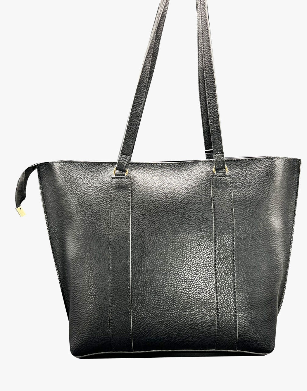 Black Tote with Golden Beads