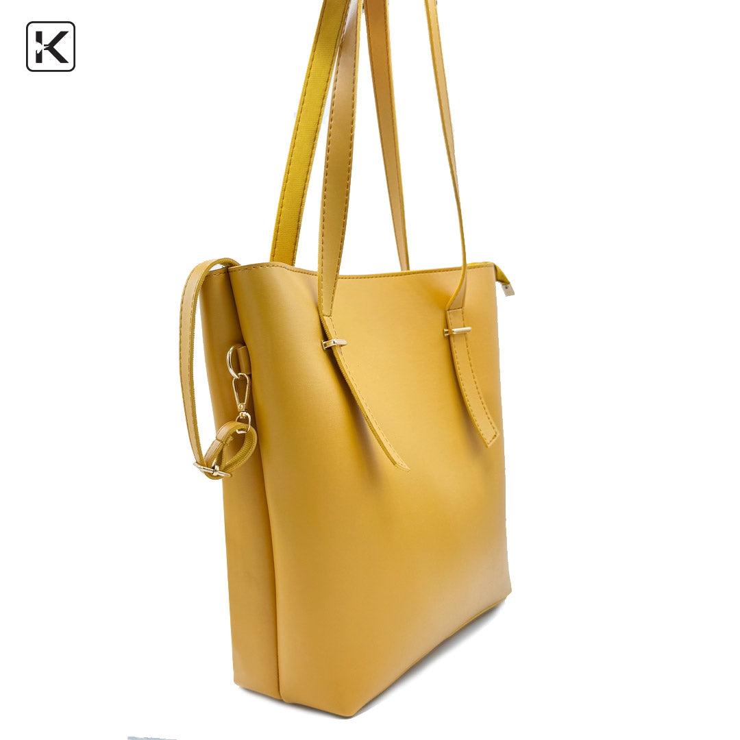 Coro Mustard Large Tote Bag