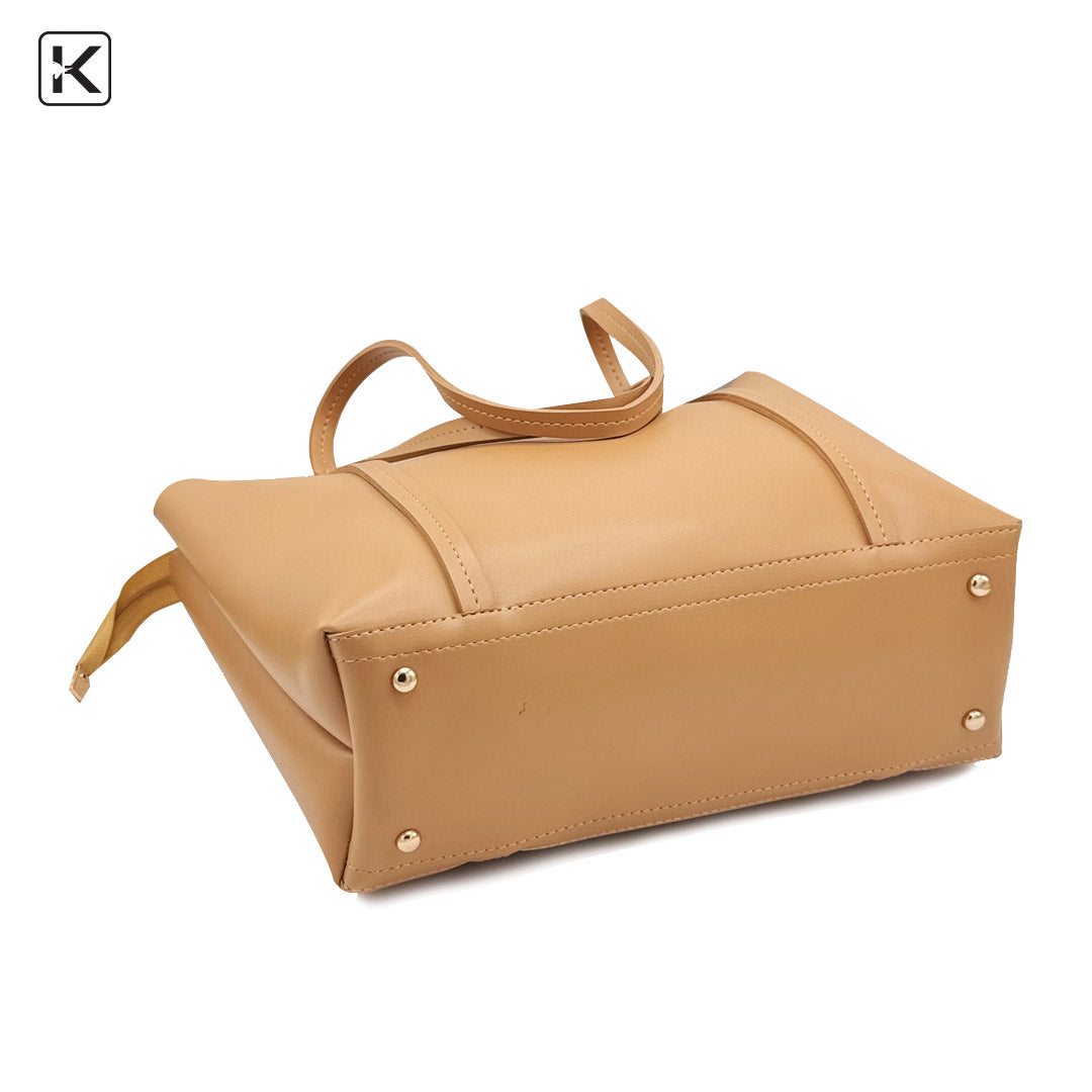 Eliza Beige Tote Bag