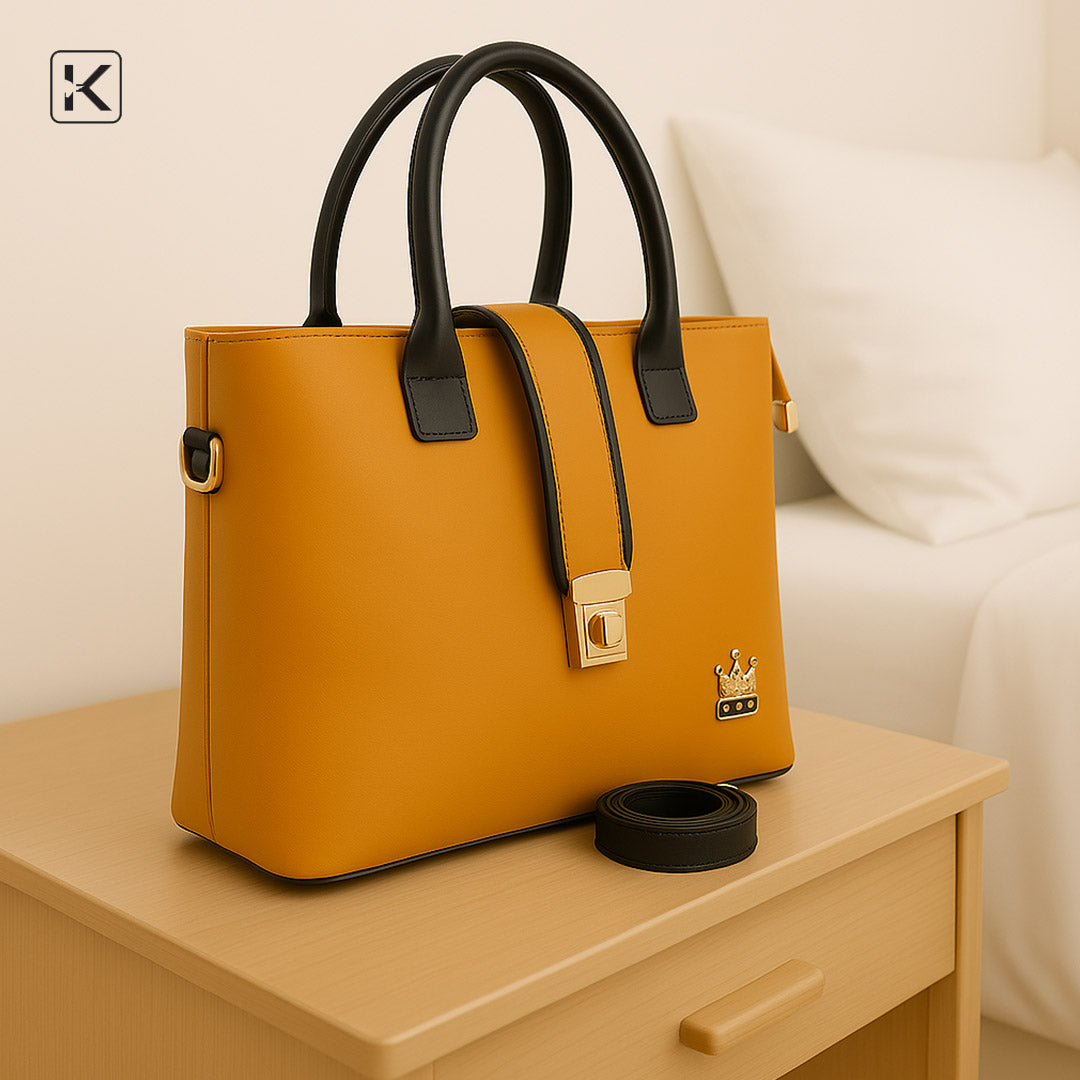 Gigi Mustard Soft Shoulder Bag