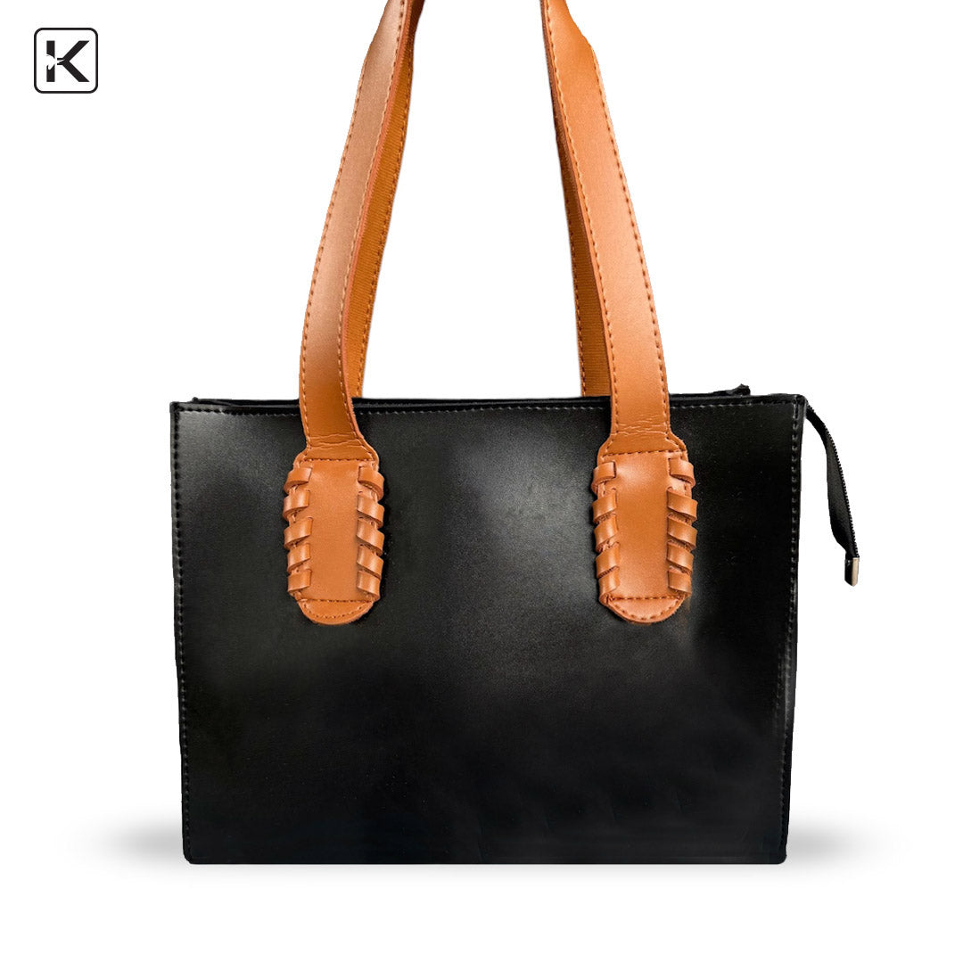 Kelly BlackTan Handbag