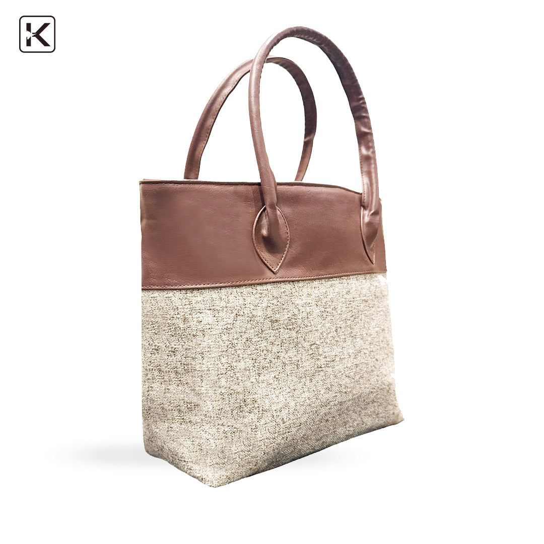 Modern Mingle Top Zipper Tote Bag