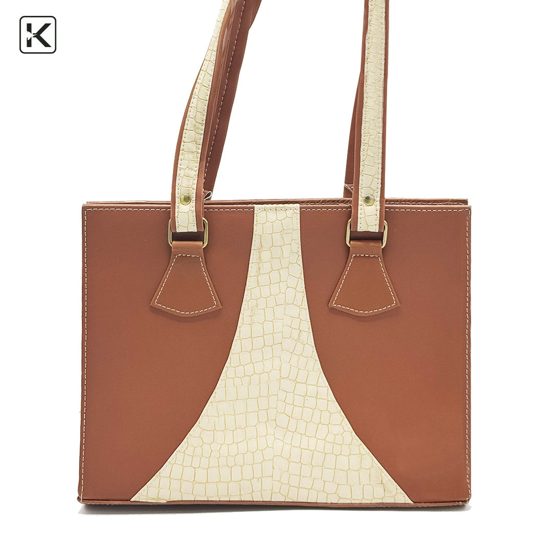 Brown Serena Luxe Chain Bag