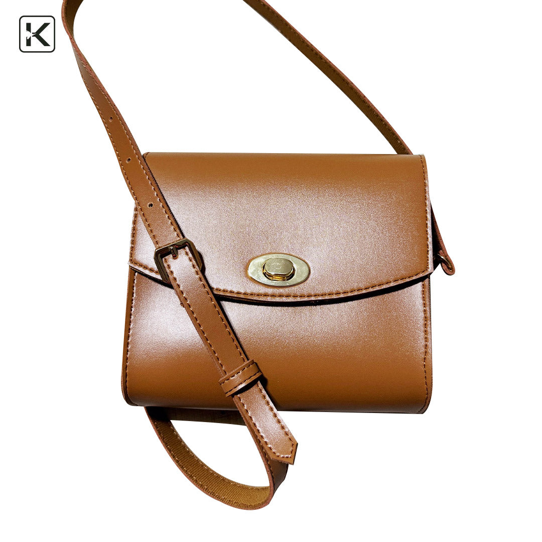 Duo Tan Crossbody Bag