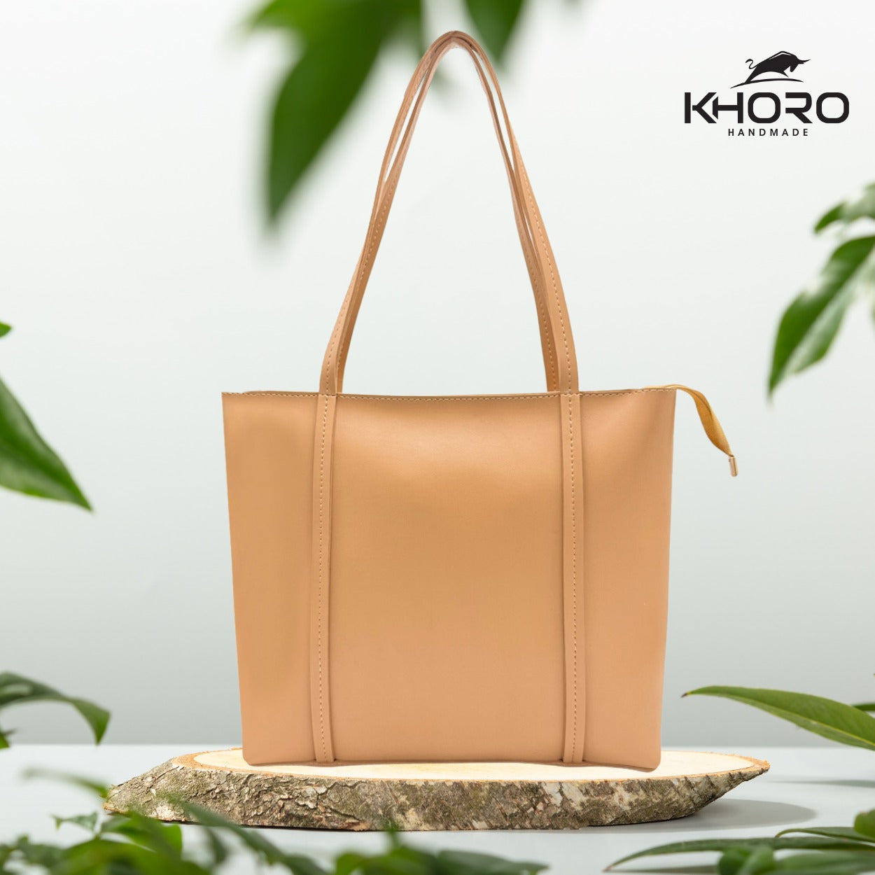 Eliza Beige Tote Bag